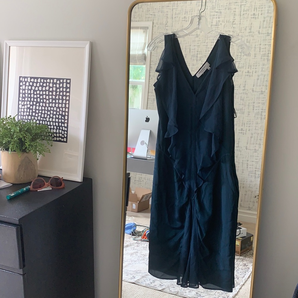Vintage Yves Saint Laurent ruffle dress
